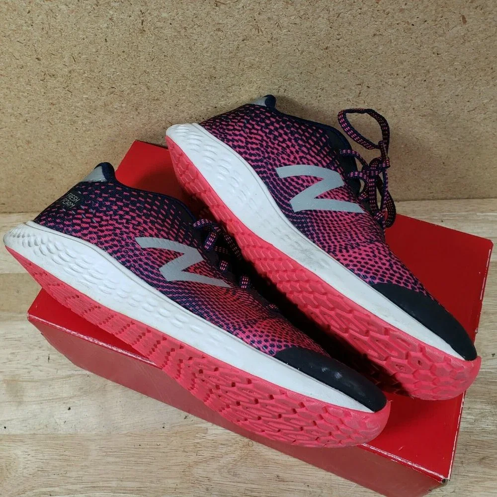 New Balance ‎ KJARNSPY Lace Up Sneakers Sports Shoes Blue Pink Womens size 7